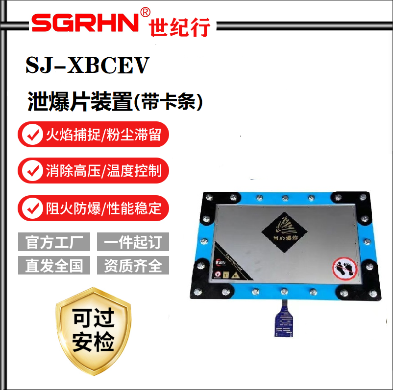 泄爆片装置（带卡条）